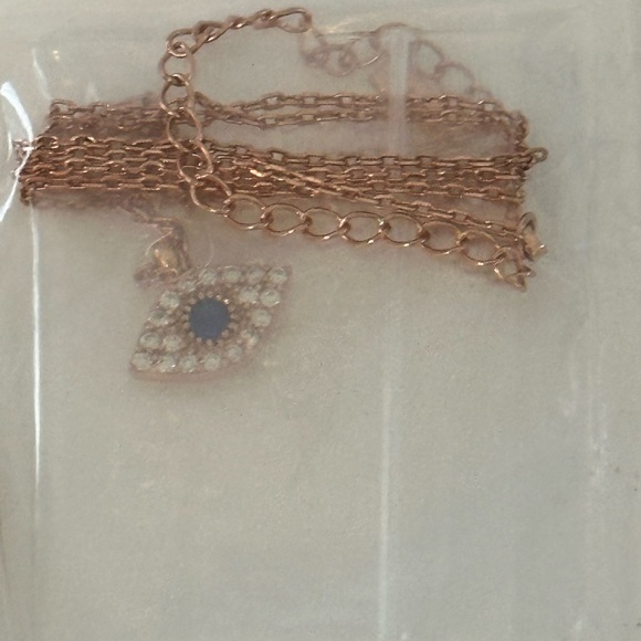 ✨2X Host Pick✨Sapphire Evil Eye Necklace- Rose Gold - Picture 4 of 11